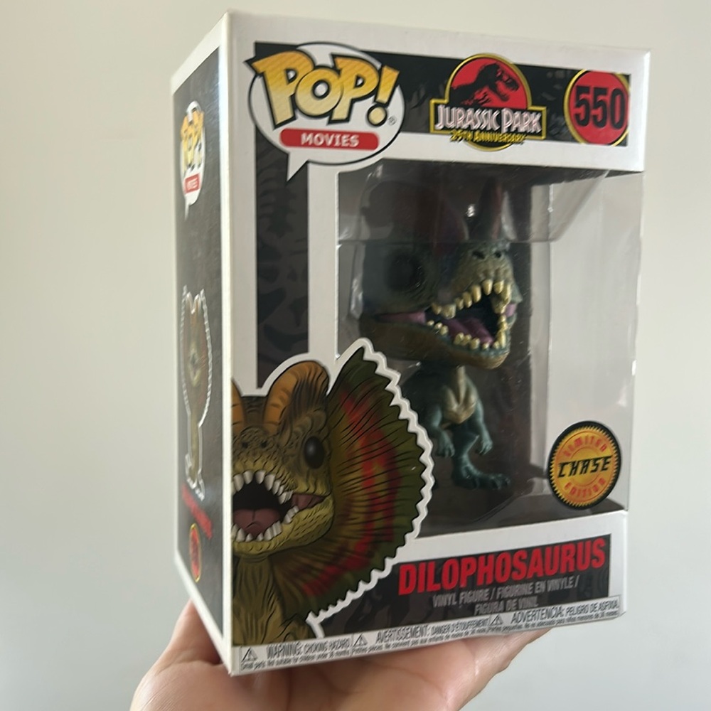 Dilophosaurus (Chase Edition!) - Funko Pop Jurassic Park 25th ann. vinyl figure